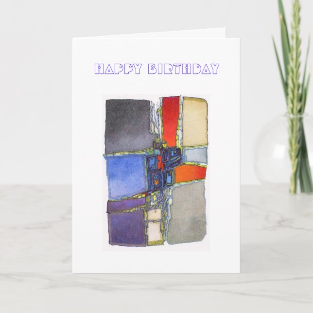 Cartão Happy Birthday (Frente)