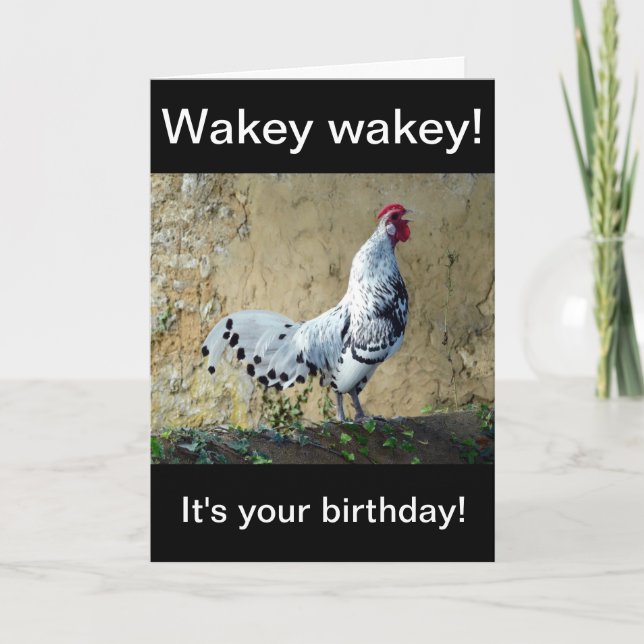 Cartão Happy Birthday! (Frente)