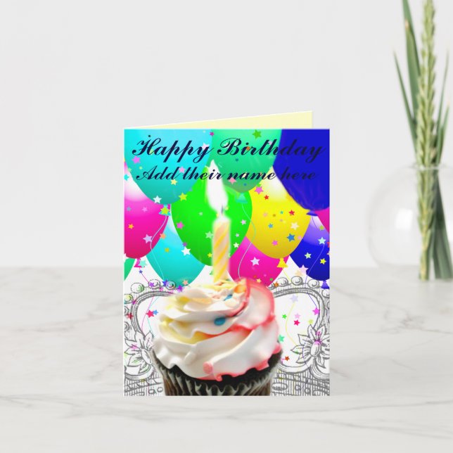 Cartão Happy Birthday_ (Frente)