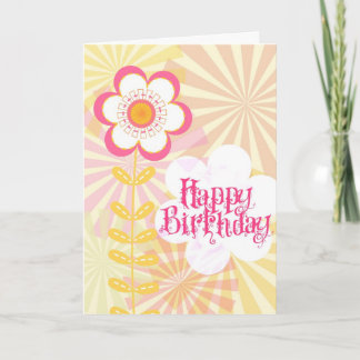 Cartão Happy Birthday