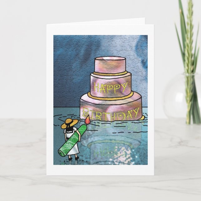 Cartão Happy Birthday (Frente)