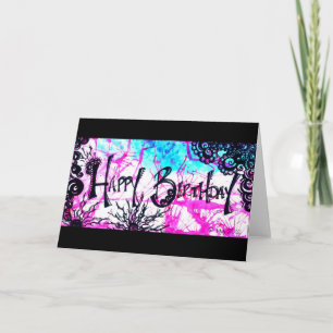 Cartão Happy Birthday