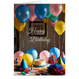 Cartão Happy Birthday