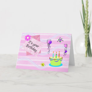Cartão Happy Birthday