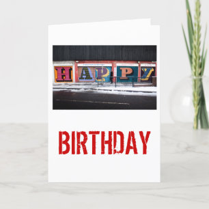 Cartão Happy Birthday