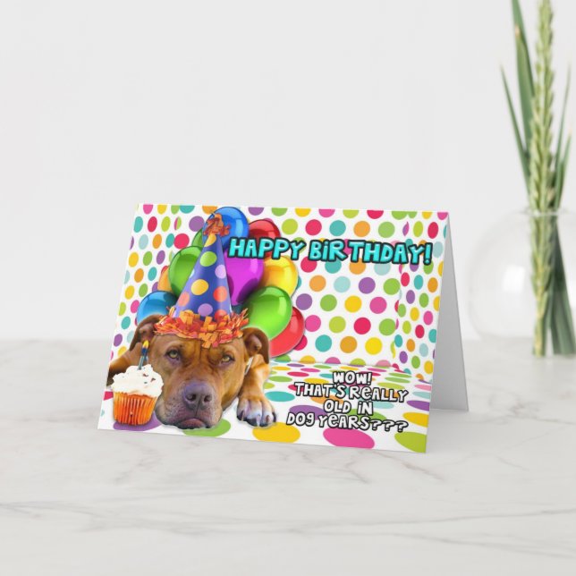 Cartão Happy Birthday! (Frente)