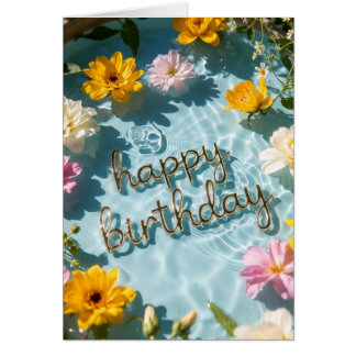 Cartão Happy Birthday