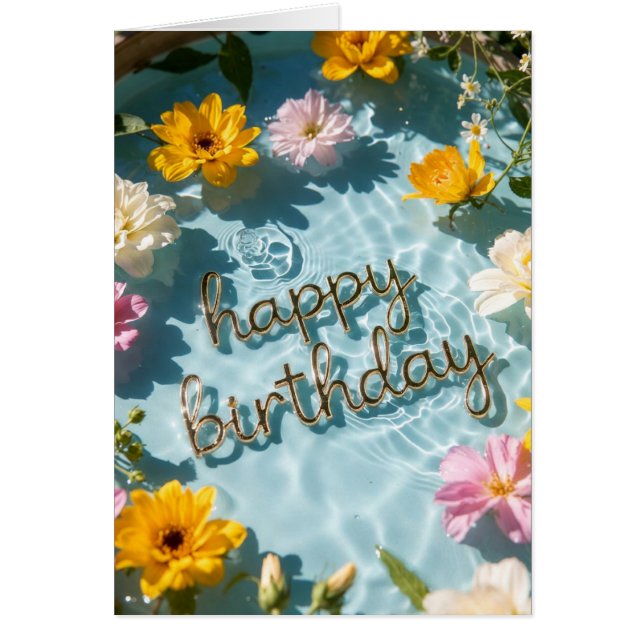 Cartão Happy Birthday (Frente)