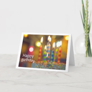 Cartão Happy Birthday