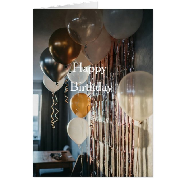 Cartão Happy Birthday (Frente)