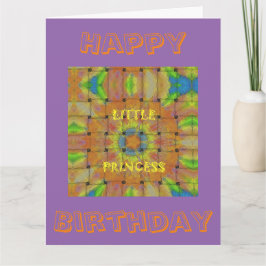 Cartão Happy Birthday Amazing Little Princess