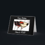 Cartão Happy Birthday and CHEERS TO YOU !<br><div class="desc">This is a Great Adult Birthday Card that can be used both for personal and business as well. Thanks for looking at my products and have a great day!</div>