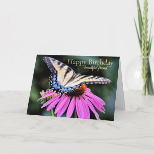 Cartão Happy Birthday Beautiful Friend Card