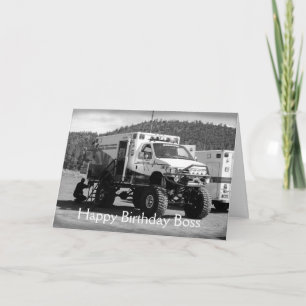 Cartão Happy Birthday Boss Card