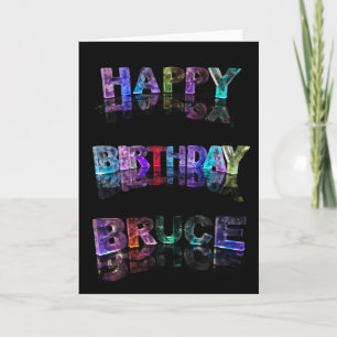 Cartão Happy Birthday Bruce Card