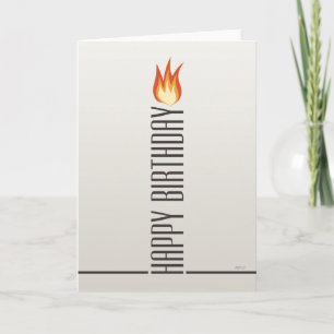 Cartão Happy Birthday Candle