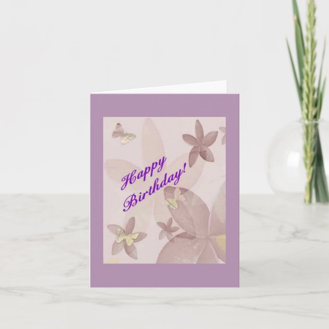 Cartão Happy Birthday card (Frente)