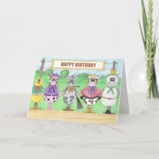 Cartão Happy Birthday Card