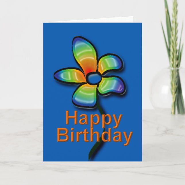 Cartão Happy Birthday card (Frente)