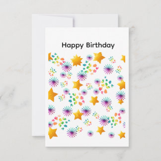 Cartão Happy Birthday Card