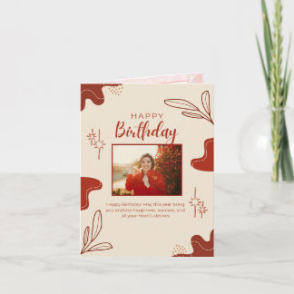Cartão happy birthday card