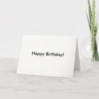 Happy Birthday Card