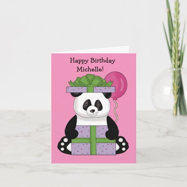 Cartão Happy Birthday Card (Frente)