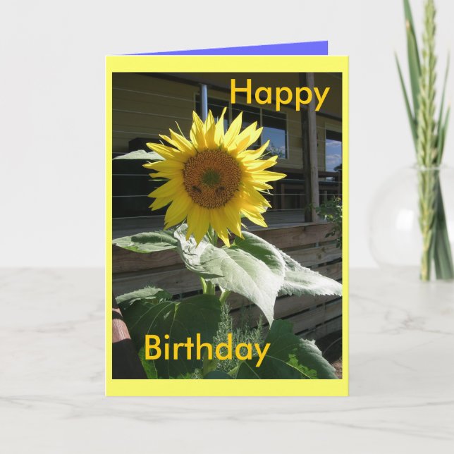 Cartão Happy  Birthday card (Frente)