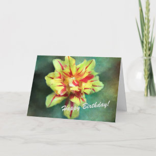 Cartão Happy Birthday Card Lovely Floral (P)