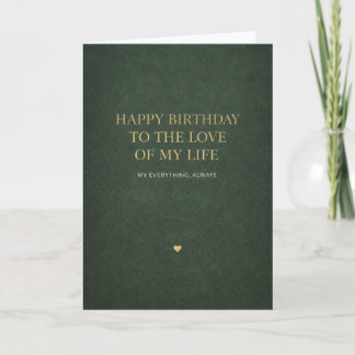 Cartão happy birthday card romantic