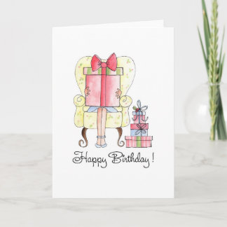 Cartão Happy Birthday Chick Note Card