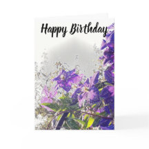 *~* Happy Birthday Clematis Flower Customize