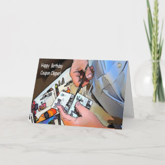 Cartão Happy Birthday Coupon Clipper