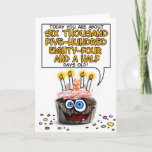 Cartão Happy Birthday Cupcake - 18 years old<br><div class="desc">How many days old are you - fun birthday card for an 18 year old</div>