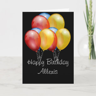 Cartão Happy Birthday Customizable Card