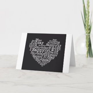 Cartão Happy birthday design