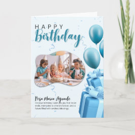 Cartão Happy Birthday Editable Greeting Card | Personaliz