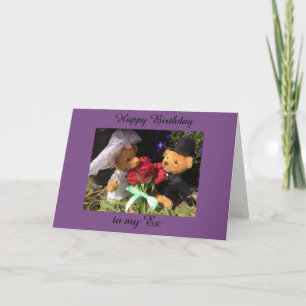 Cartão happy birthday ex