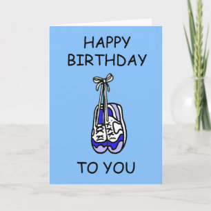 Cartão Happy Birthday for Male Runner