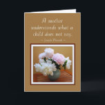 Cartão Happy Birthday From Daughter Peonies Card<br><div class="desc">You can easily change or delete the text and relationship. Dear Mother, You're always there when I need encouragement, advice and comfort. I never have to ask. You know how hard that is for me sometimes. You always know when there's cause for applause, too! (Maybe even when I don't deserve...</div>