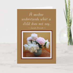 Cartão Happy Birthday From Daughter Peonies Card