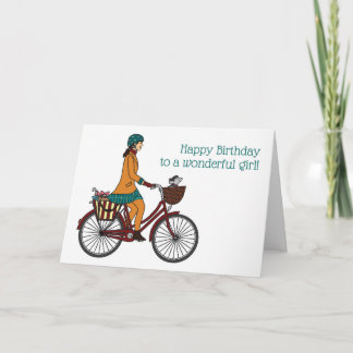 Cartão Happy Birthday Girl 1