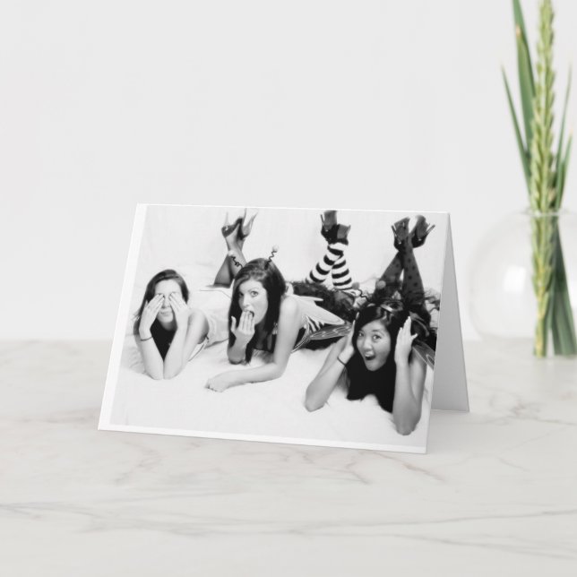 Cartão Happy Birthday GirlFriend! (Frente)