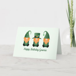 Cartão Happy Birthday Gnomie