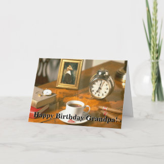 Cartão Happy Birthday Grandpa 1