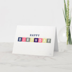 Cartão Happy Birthday Greeting Card