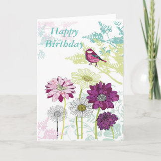 Cartão Happy Birthday greeting card