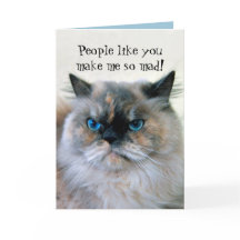 Happy Birthday Himalayan Persian Cat Humor