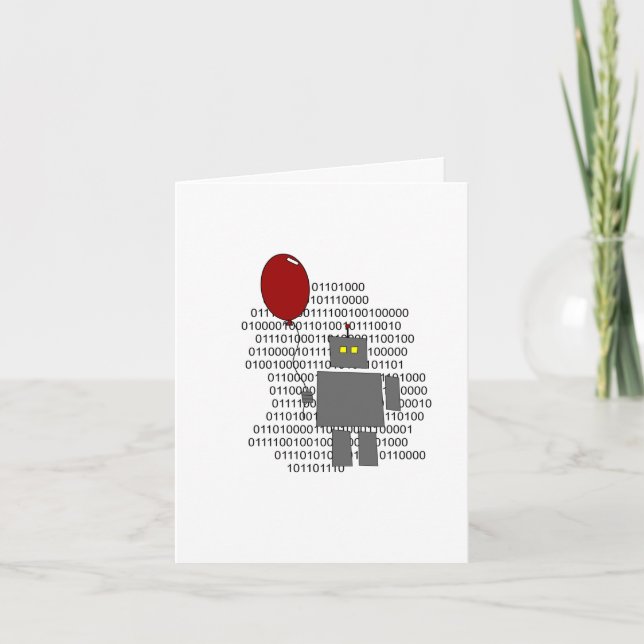 Cartão Happy Birthday Human (Frente)