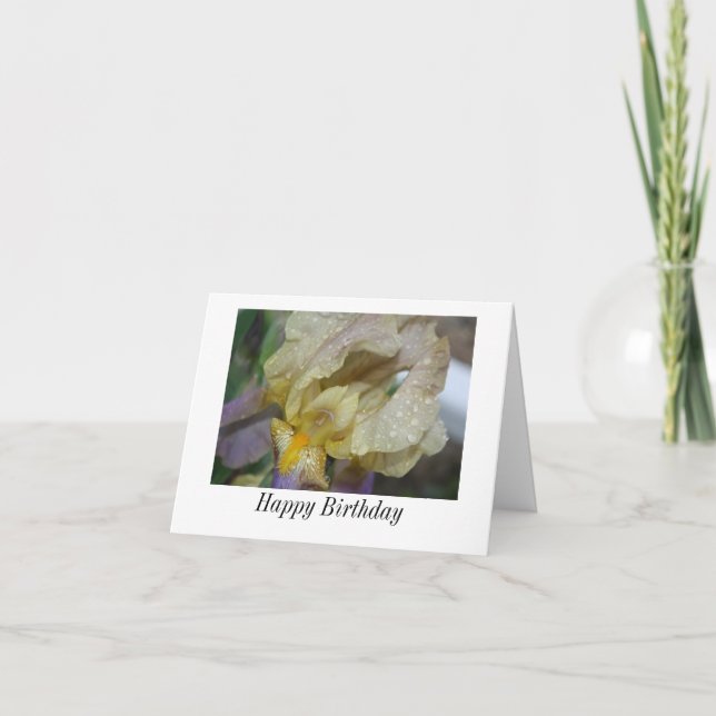 Cartão Happy Birthday Iris Card (Frente)